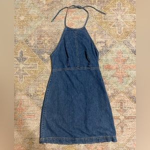 Vintage GAP Jeans Denim Halter Dress